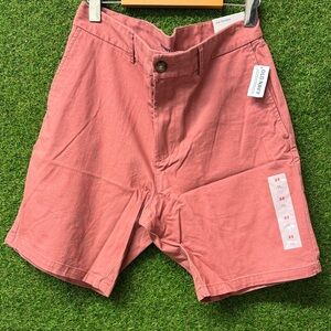 Old Navy Men's Salmon Flat Front Shorts